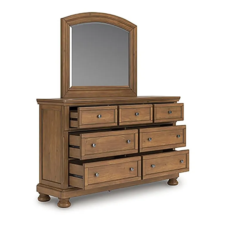 Signature Design by Ashley Grant 7-Drawer Dresser and Mirror