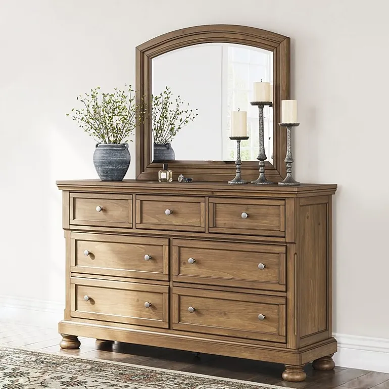 Signature Design by Ashley Grant 7-Drawer Dresser and Mirror