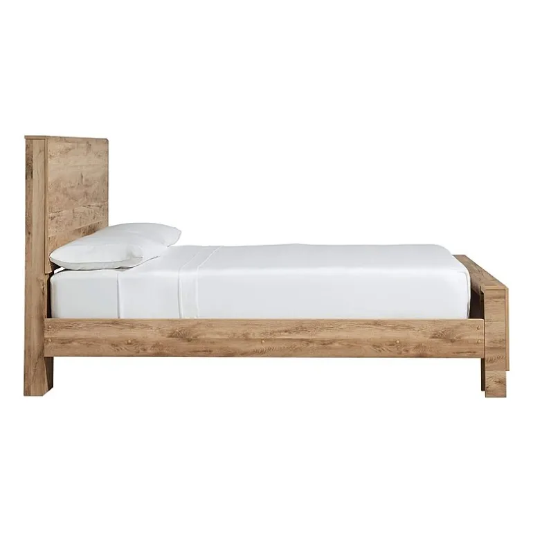 Signature Design by Ashley Hyanna Panel Bed in Tan Brown