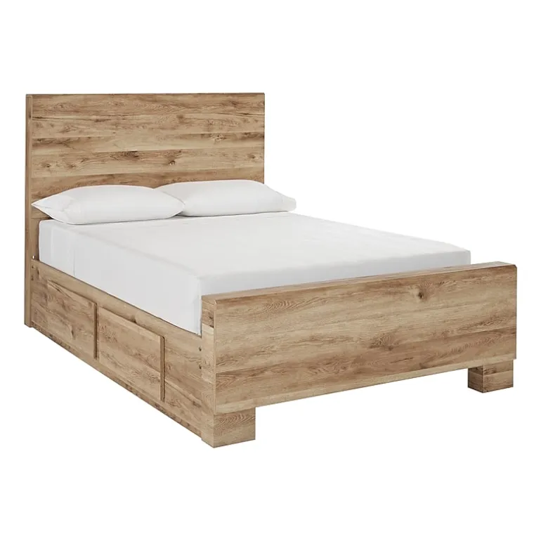 Signature Design by Ashley Hyanna Panel Bed with 2 Side Storage Drawers