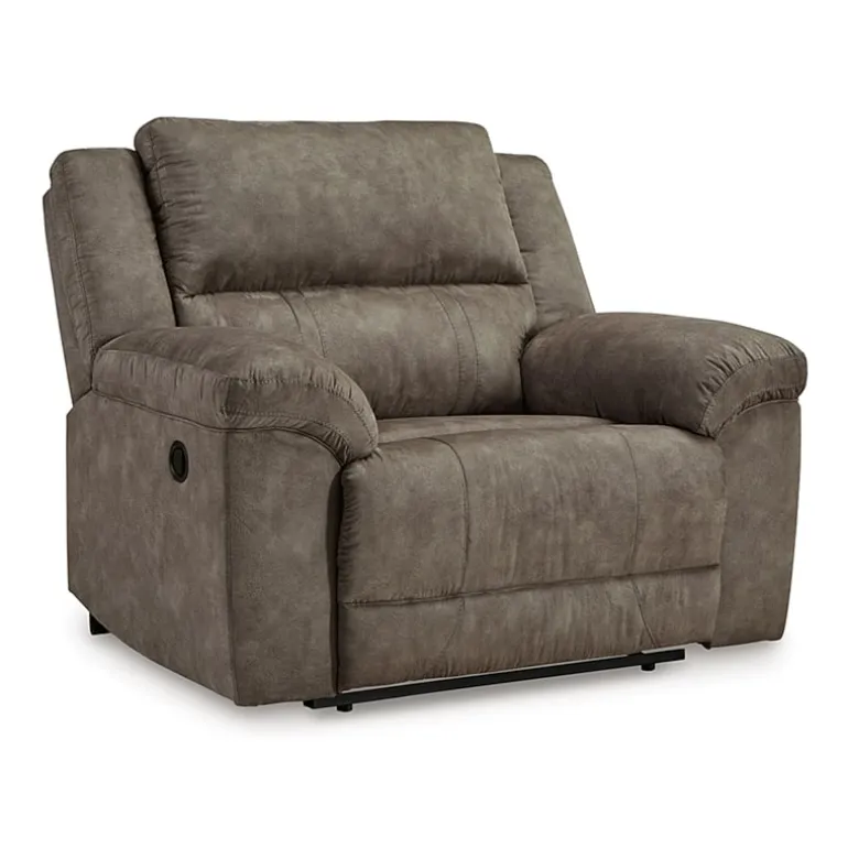 Signature Design by Ashley® Laresview Oversized Pad-Arm Recliner