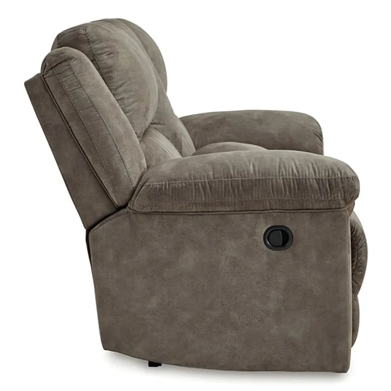 Signature Design by Ashley® Laresview Pad-Arm Motion Upholstered Reclining Loveseat