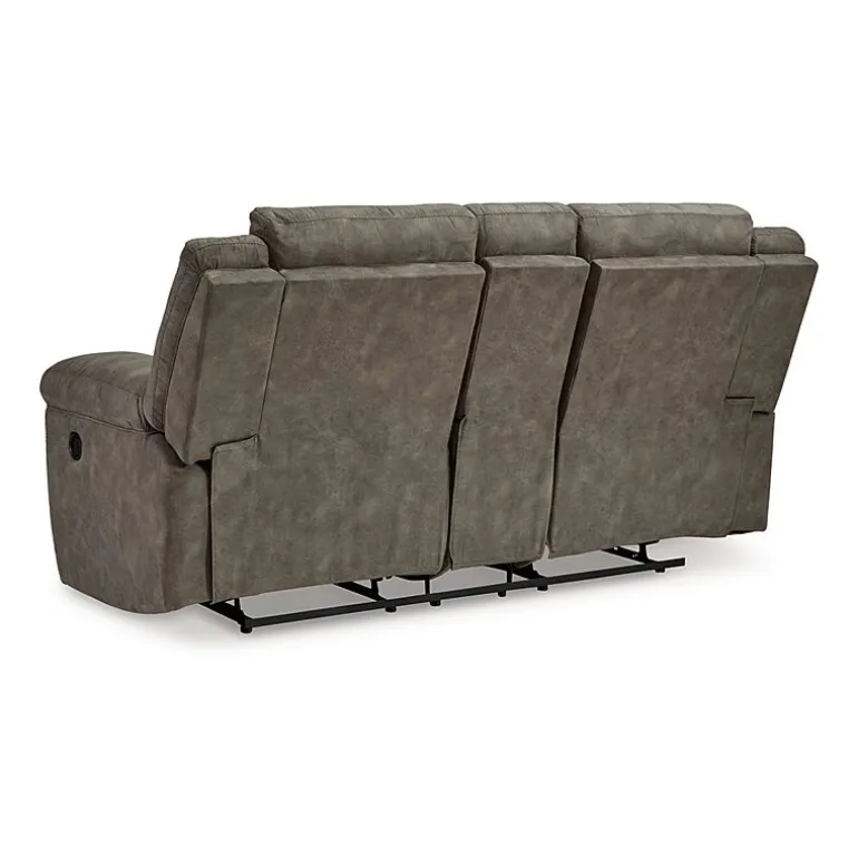 Signature Design by Ashley® Laresview Pad-Arm Motion Upholstered Reclining Loveseat