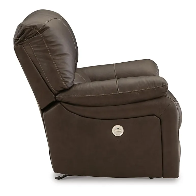 Signature Design By Ashley® Leesworth Power Leather Recliner