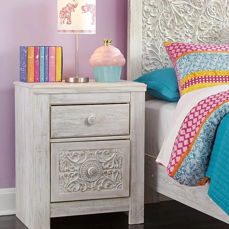 Signature Design by Ashley Paxberry 25" 2 Drawer Charging Nightstand