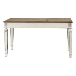 Signature Design by Ashley Realyn 60" Home Office Lift Top Desk with USB Charging
