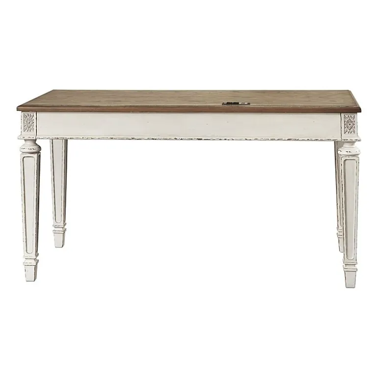 Signature Design by Ashley Realyn 60" Home Office Lift Top Desk with USB Charging