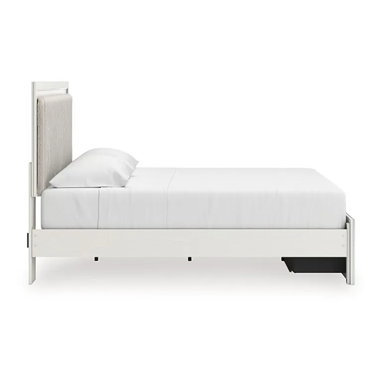 Signature Design by Ashley Rogers Upholstered Panel Platform Storage Bed