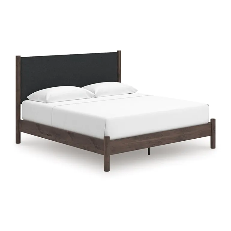 Signature Design by Ashley Serena Upholstered Panel Platform Bed