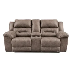 Signature Design by Ashley® Stoneland Manual Reclining Loveseat with Console