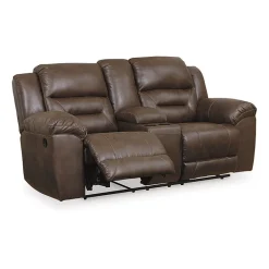 Signature Design by Ashley® Stoneland Manual Reclining Loveseat with Console