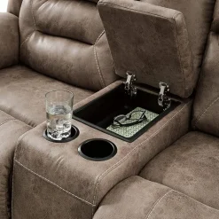 Signature Design by Ashley® Stoneland Manual Reclining Loveseat with Console