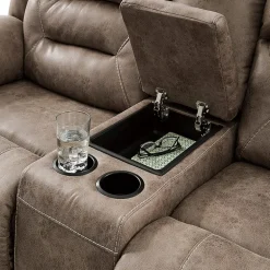 Signature Design by Ashley® Stoneland Manual Reclining Loveseat with Console