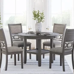 Signature Design by Ashley Wright Dining Table and 4 Chairs