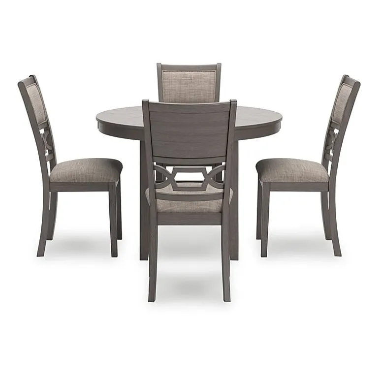 Signature Design by Ashley Wright Dining Table and 4 Chairs