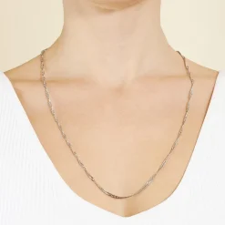 Silver Reflections Pure Silver Over Brass 16-30" Chain Necklace