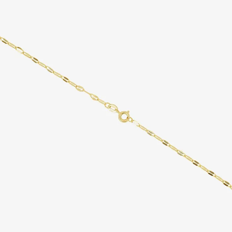 Silver Reflections Womens 14K Gold Over Brass 30 Inch Pendant Necklace