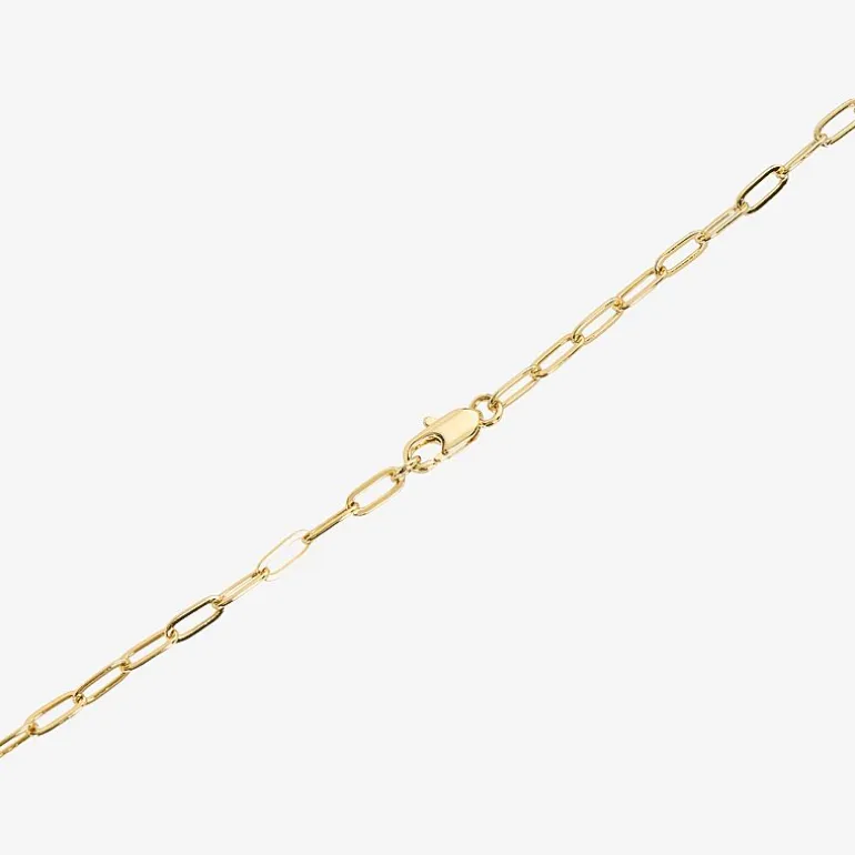 Silver Reflections Womens 14K Gold Over Brass 30 Inch Link Chain Necklace