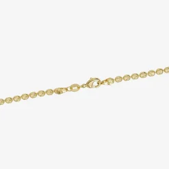 Silver Reflections Womens 24K Gold Over Brass 20 Inch Bead Chain Necklace