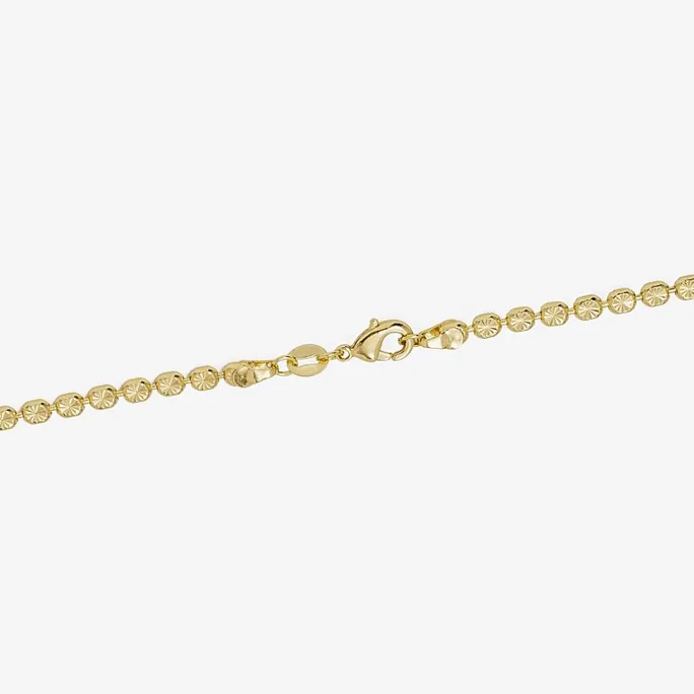 Silver Reflections Womens 24K Gold Over Brass 20 Inch Bead Chain Necklace