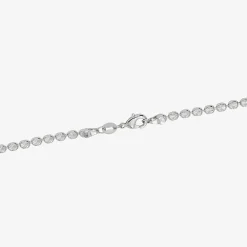 Silver Reflections Womens Pure Silver Over Brass 18 Inch Bead Chain Necklace
