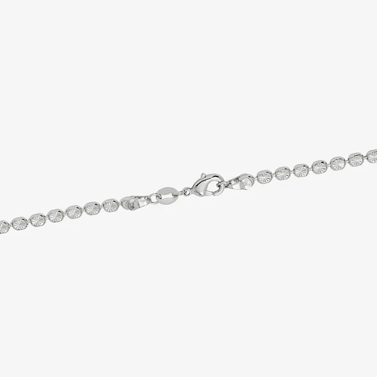 Silver Reflections Womens Pure Silver Over Brass 18 Inch Bead Chain Necklace