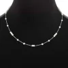 Silver Reflections Womens Pure Silver Over Brass 18 Inch Cable Chain Necklace