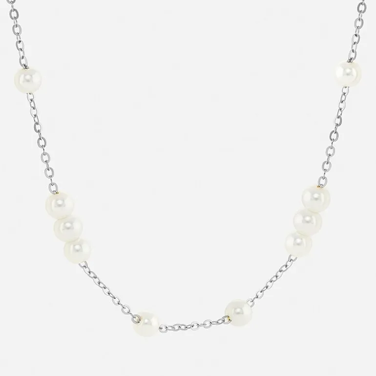 Silver Reflections Womens Pure Silver Over Brass 18 Inch Cable Chain Necklace