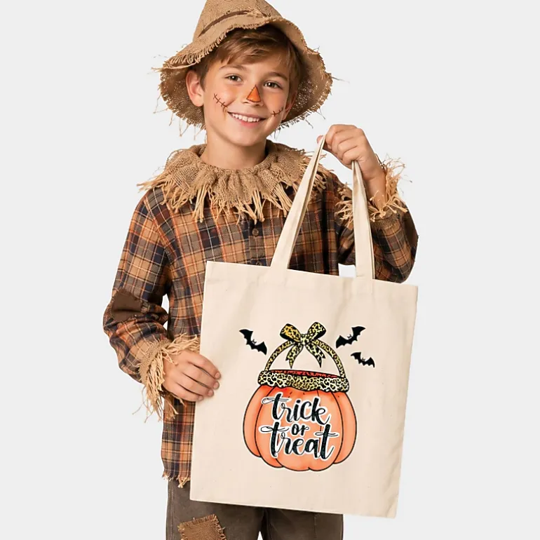 Simply Sage Market - Canvas Tote - Trick or Treat Pumpkin