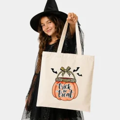 Simply Sage Market - Canvas Tote - Trick or Treat Pumpkin