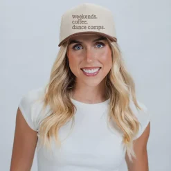 Simply Sage Market - Women's Corduroy Trucker Hat - Weekends Coffee Dance Comps