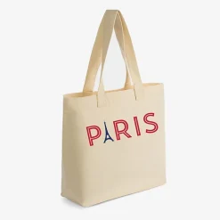 Simply Sage Market - Zippered Canvas Tote - Red And Blue Paris Eiffel