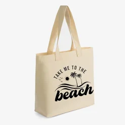 Simply Sage Market - Zippered Canvas Tote - Take Me To The Beach Wave