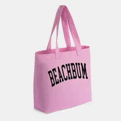 Simply Sage Market - Zippered Canvas Tote - Beach Bum Curved