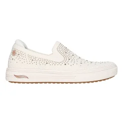 Skechers Arch Fit Arcade Martha Stewart Womens Round Closed Toe Slip-On Shoe