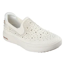 Skechers Arch Fit Arcade Martha Stewart Womens Round Closed Toe Slip-On Shoe