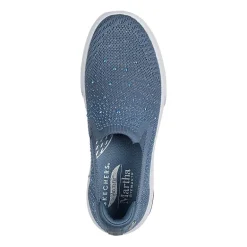 Skechers Arch Fit Arcade Martha Stewart Womens Round Closed Toe Slip-On Shoe