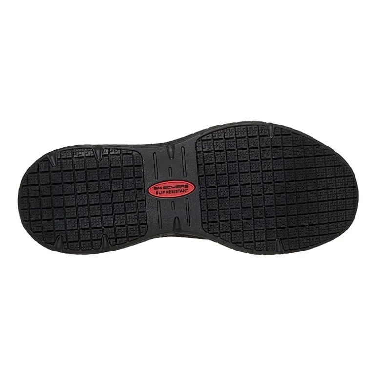 Skechers Arch Fit Crosser Mens Moc Closed Toe Work Shoes
