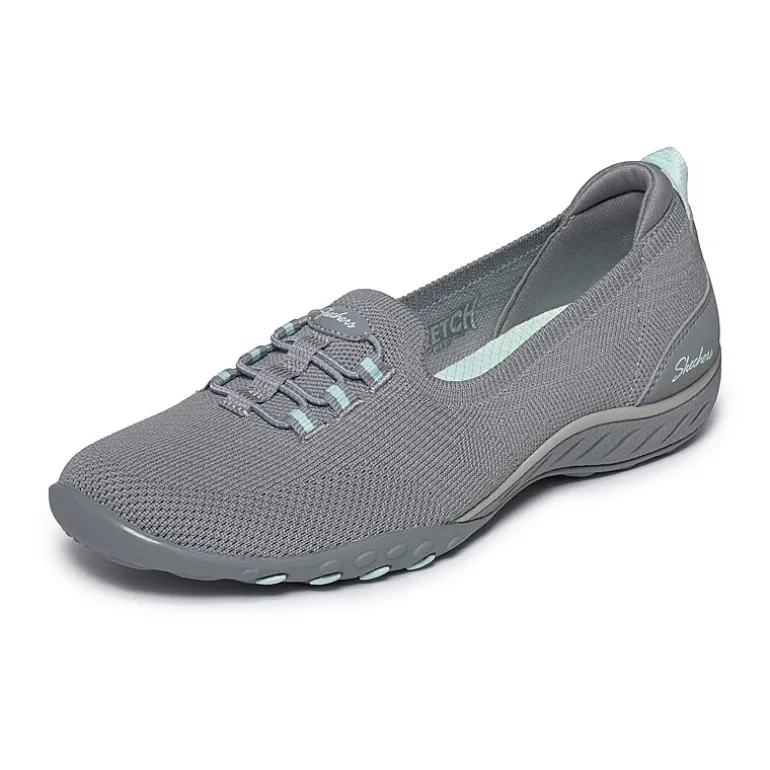 Skechers Breathe-Easy Feeling Sweet Womens Almond Closed Toe Slip-On Shoe