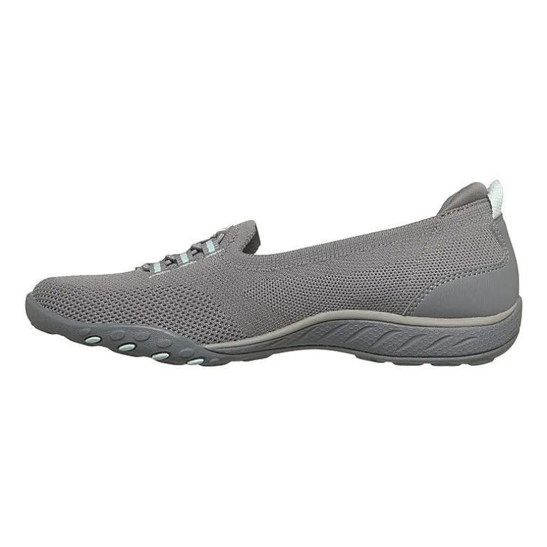 Skechers Breathe-Easy Feeling Sweet Womens Almond Closed Toe Slip-On Shoe