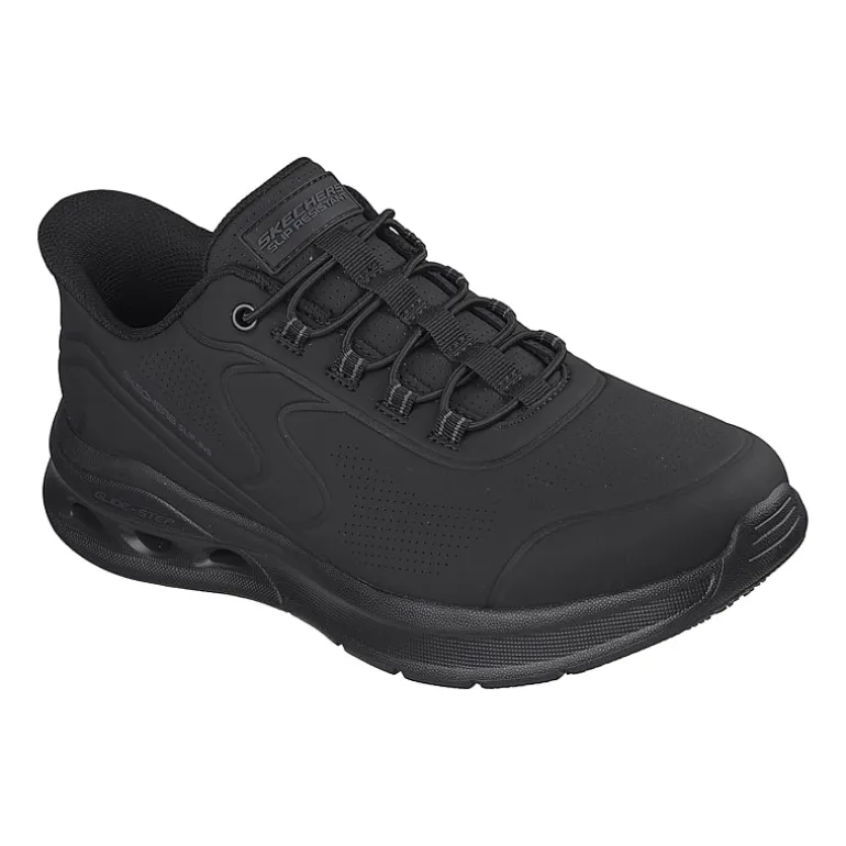Skechers Hands Free Slip-Ins Arc Waves 2.0 Sr Mens Almond Closed Toe Work Shoes