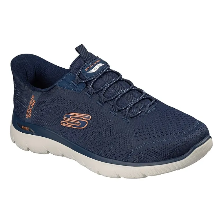 Skechers Hands Free Slip-Ins Arch Fit Summits Vorken Mens Slip-On Walking Shoes