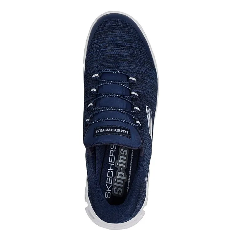 Skechers Hands Free Slip-Ins Glide-Step Zefyr Mens Slip-On Walking Shoes Wide Width