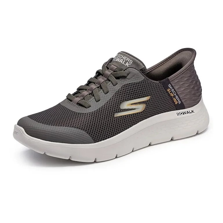 Skechers Hands Free Slip-Ins Go Walk Flex Hands Up Mens Walking Shoes Wide Width