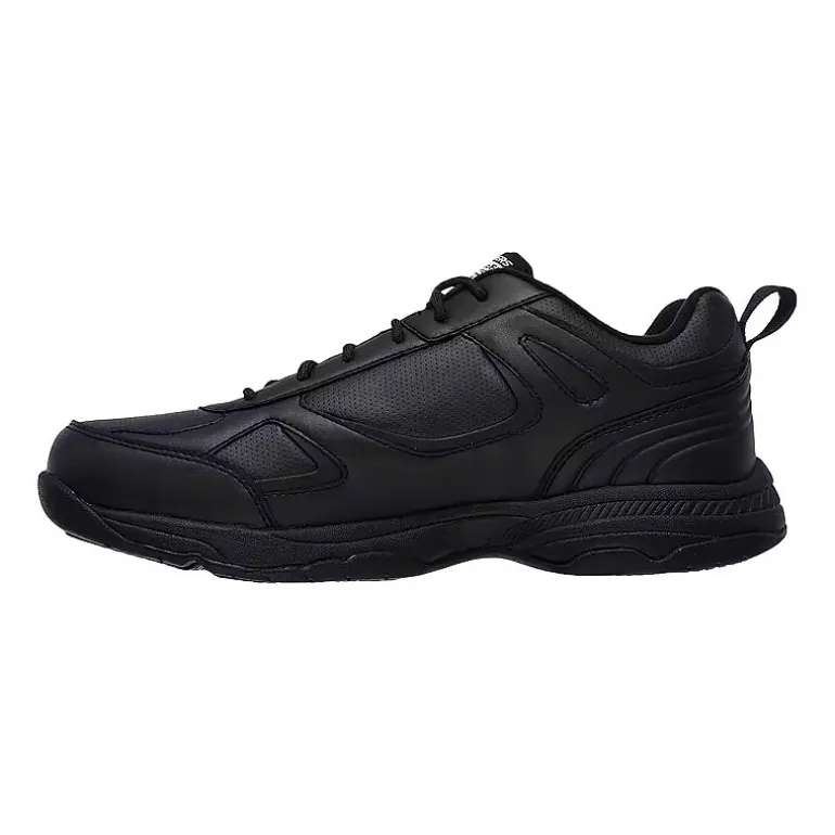 Skechers Mens Dighton Closed Toe Wide Width Lace Up Shoe