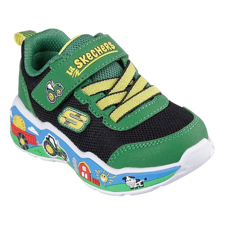 Skechers Play Scene Barn-Squad Buddies Toddler Boys Sneakers
