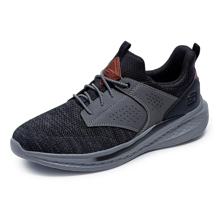 Skechers Relaxed Fit Slade Breyer Mens Round Closed Toe Slip-On Shoe Extra Wide Width