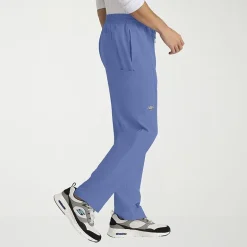 Skechers Skp718 Compass 5-Pocket Elastic Waistband Straight Leg Mens Big and Tall Stretch Fabric Moisture Wicking Scrub Pant