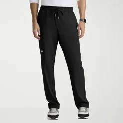 Skechers Skp718 Compass 5-Pocket Elastic Waistband Straight Leg Mens Big and Tall Stretch Fabric Moisture Wicking Scrub Pant