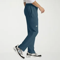 Skechers Skp718 Compass 5-Pocket Elastic Waistband Straight Leg Mens Big and Tall Stretch Fabric Moisture Wicking Scrub Pant
